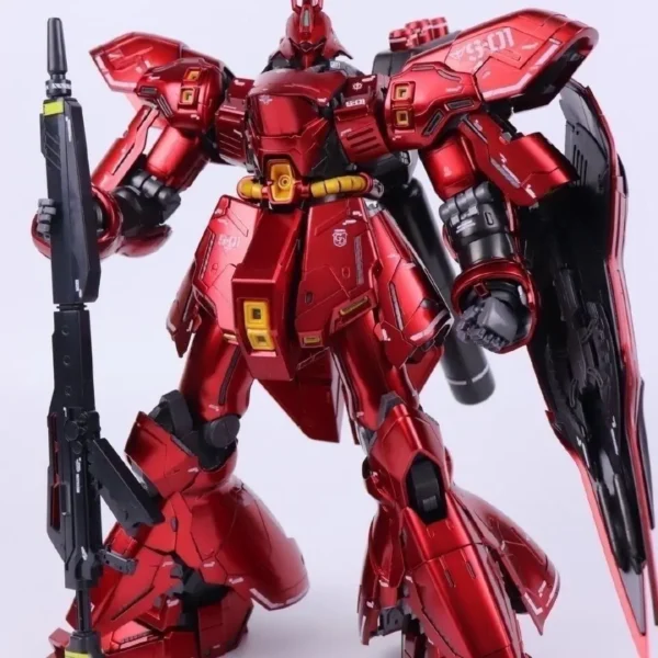 DABAN 6631S MG 1/100 Sazabi Electroplated Ver Assembly Model Kit Action Figures Robot Plastic Model Kids Hobby Toy Custom GIfts - Image 5