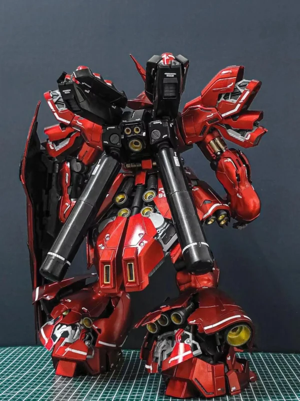 DABAN 6631S MG 1/100 Sazabi Electroplated Ver Assembly Model Kit Action Figures Robot Plastic Model Kids Hobby Toy Custom GIfts - Image 4