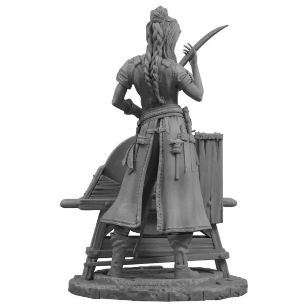 Lara The Blacksmith 1:18 Miniature Figure Resin Model Kit Unpainted Plastic Model Kit a1774 - Image 3