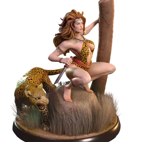 Anime Shanna O'Hara Figure 1:24 Miniature Resin Model Kit Unpainted Plastic Model Kit A693 - Image 2