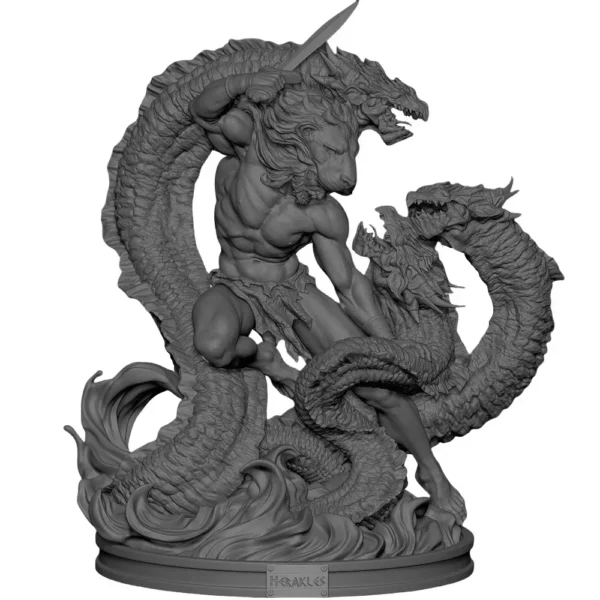 Hercules Figure 1:16 Miniature Figure Resin Model Kit Unpainted Plastic Model Kit A2408 - Image 2