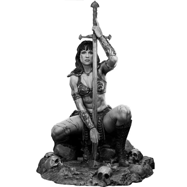 1:16 Xena Warrior Princess Resin Model Kit | Unpainted DIY Collectible Figure | Anime Craft Gift for Adults (A786) - Image 5