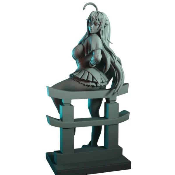 Anime Rias Gremory Figure 1:24 Miniature Resin Model Kit Unpainted Plastic Model Kit A694 - Image 3