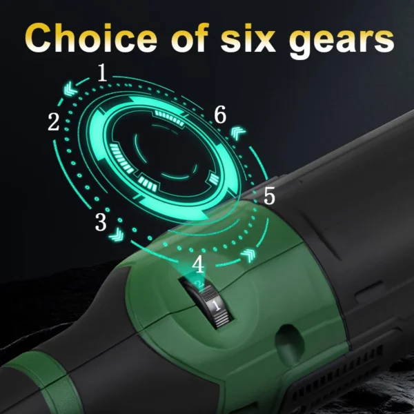 1250w Angle Grinder Variable Speed Angle Grinder 230v for Wood working Household Power Tools with Box By PROSTORMER - Image 6