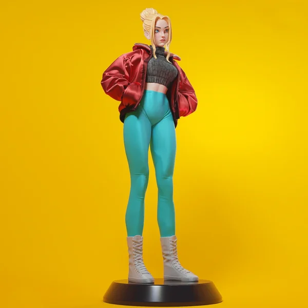 Modern Girl Figure 1:24 Miniature Figure Resin Model Kit Unpainted Plastic Model Kit A773