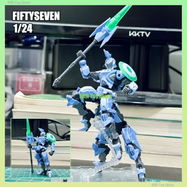 FIFTYSEVEN No.57 1/24 Model Kit Knight of Skyfog Armored Puppet Assembly Action Figures Robot Robot Plasitc Model Kids Toy Gifts