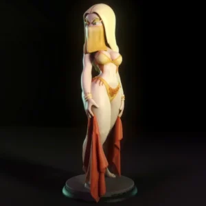 Yellow Sorceress 75mm Resin Figure Model Kit 1:24 Scale Models Unpainted Kits Diy Toys Hobbies Plastic Model A272