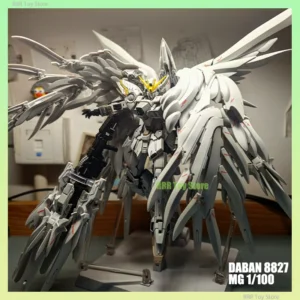In Stock Daban 8827 MG 1/100 Snow White Prelude Fix Model Kit XXXG-00YSW Wings Assembly Action Figures Plastic Model Custom Toys