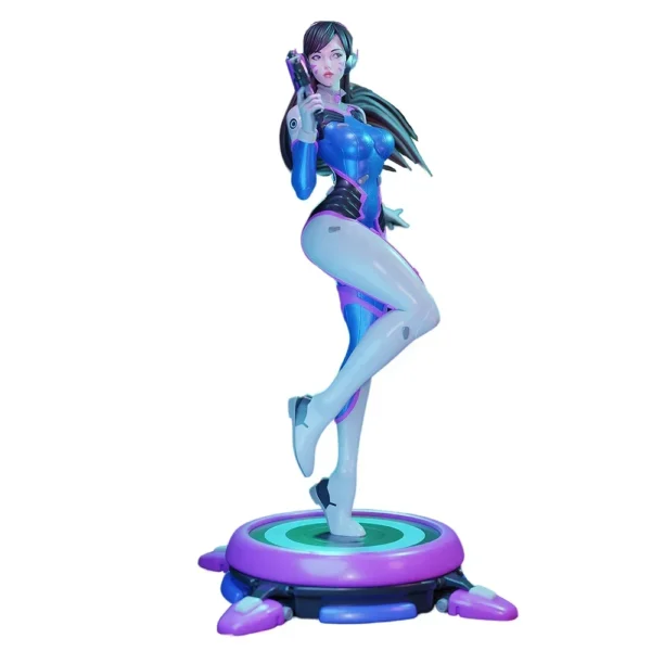 D.Va Figure 1:24 Miniature Figure Resin Model Kit Unpainted Plastic Model Kit A528 - Image 2