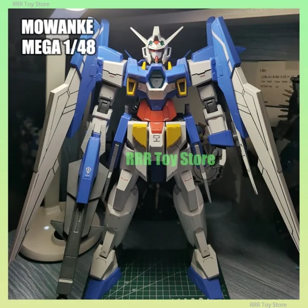 In Stock MOWANKE MEGA 1/48 Assembly Model Kit AGE2 Normal With Light Water Sticker 39CM Action Figure Plasitc Model Kit Toys