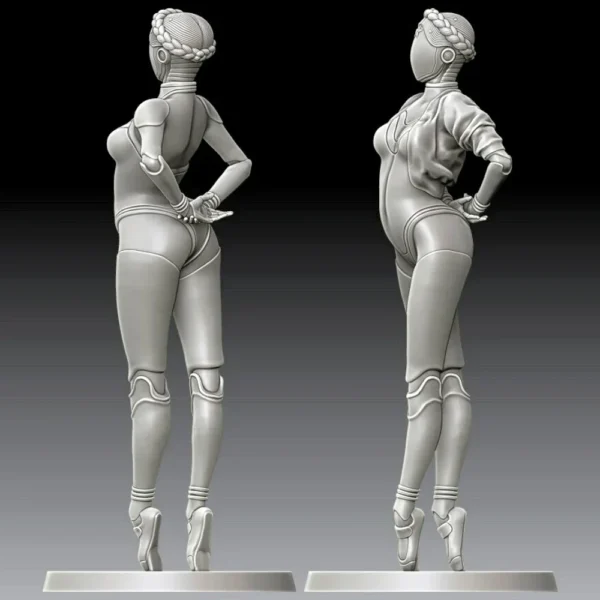 Robot Gyrls Figure Resin Model Kit 1/16 Plastic Model Kit Unpainted Model Kit 120mm Resin A282 - Image 3