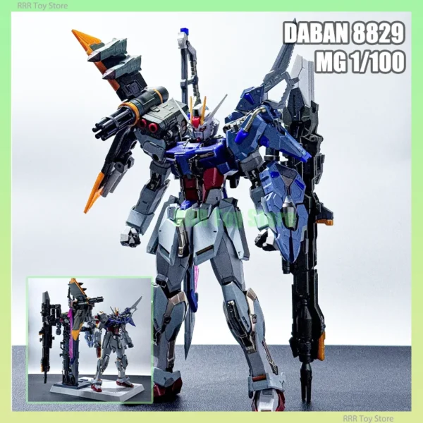 In Stock Daban 8829 MG 1/100 Assembly Model Kit Strike MB Style Special Coating Launcher Sword Striker Figure Plastic Model Toy