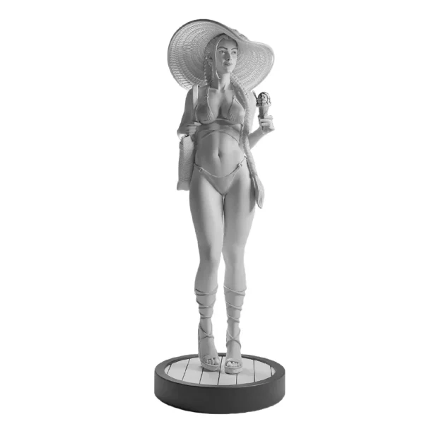 Cammy White Figure 1:24 Miniature Resin Model Kit Unpainted Plastic Model Kit A743 - Image 3