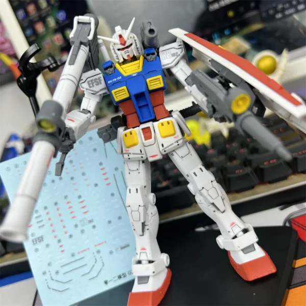 012 Model HG 1/144 GTO RX-78 Assembly Model Kit Collection Robot Figurine Movable Joints Statue Doll Hobby Models Toys Gifts - Image 2