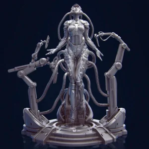 Sci-fi Female Mecha 160mm Resin Figure Model Kit Unpainted Kits Diy Toys Hobbies Plastic Model A386