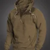 Europe and the United States across the autumn and winter hooded men with velvet fashion casual hooded youth jacket top