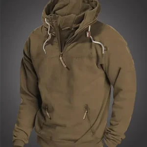 Europe and the United States across the autumn and winter hooded men with velvet fashion casual hooded youth jacket top