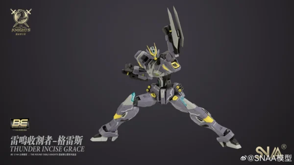 SNAA HG 1/144 Thunder Incise Grace Model Kit The Round Table Knights Action Figures Robot Figurine Plastic Model Toys Gifts - Image 4