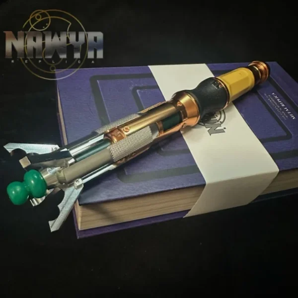 New Doctor Who 11th Props Metal Sonic Screwdriver Led Torch 12th 13th Doctor 14th Sonic Light Sounds Model Cosplay Toys Figure - Image 5