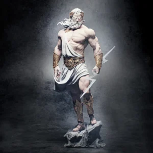 Jia ling bao Zeus 1:16 Miniature Resin Plastic Model Kit Unpainted Resin Model Kit A2145