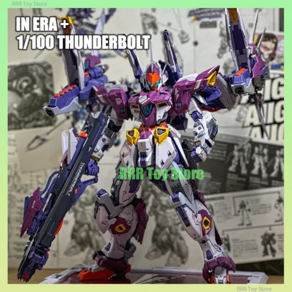 In Stock IN ERA + MG 1/100 THUNDERBOLT Assembly Model Kit Cosmic Combat Robot Action Figures Robot Figurine Plasitc Model Toy