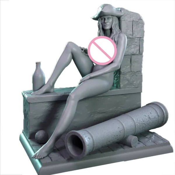 Elizabeth Figure 1:24 Miniature Figure Resin Model Kit Unpainted Plastic Model Kit A784 - Image 4