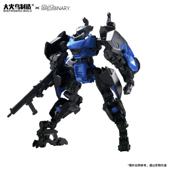 BigFireBird Build Bird/Binary Model Kit Ficedula Assembly Action Figures Collection Plastic Model Robot Figurine Hobby Toy Gift - Image 4