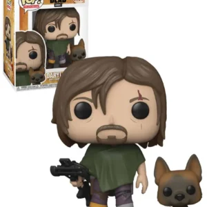 Funko Walking POP Dead Daryl Dixon with Dog 1182# Vinyl Action Figure Collection Limited Edition Model Toys for Birthday Gift