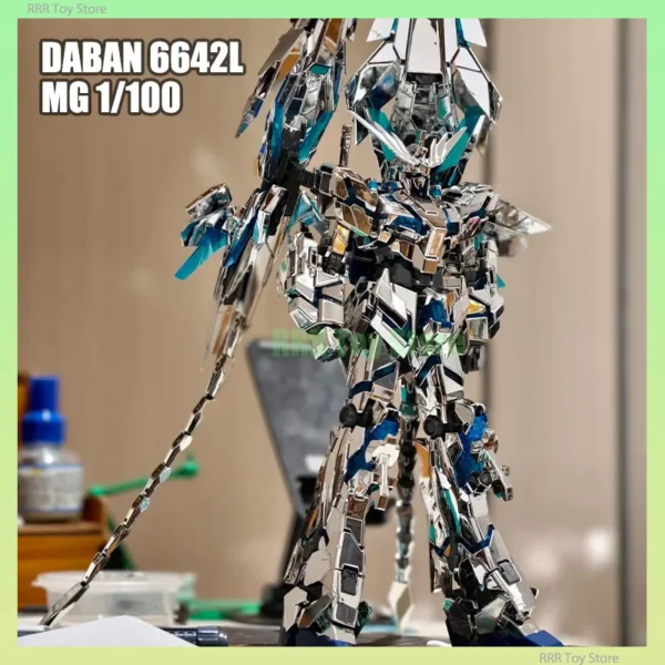 In Stock DABAN 6642L MG 1/100 Phenex RX-0 Unicorn 03 Special Coating Assembly Model Kit Customized Action Figure Plastic Model