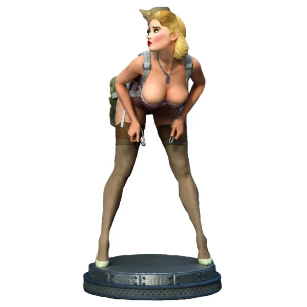 1/18 Sexy Female Soldier 1:24 Miniature Resin Plastic Model Kit Unpainted Resin Model Kit A163 - Image 3
