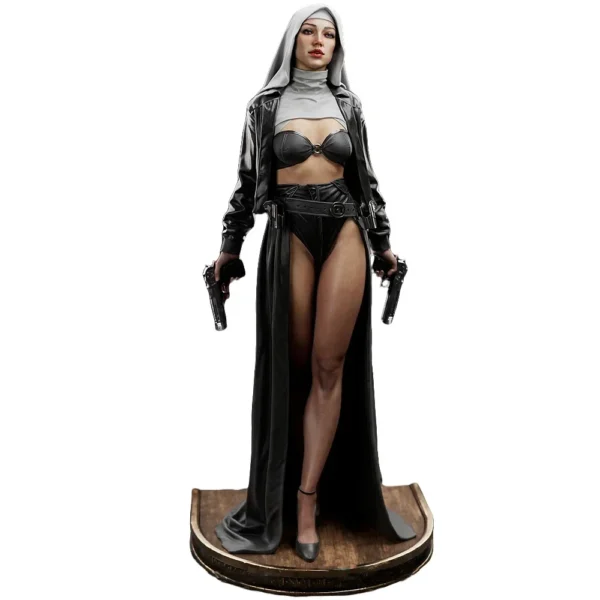 Woman With A Machine Gun Figure 1:16 Miniature Resin Model Kit Unpainted Plastic Model Kit A644 - Image 3