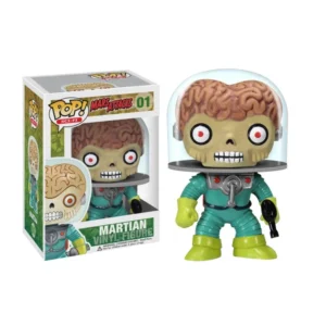 Funko Pop MARS ATTACKS MARTIAN 01# Vinyl Figure Doll 10cm Action & Toy Figures Collectible Model Toys for Children Gifts