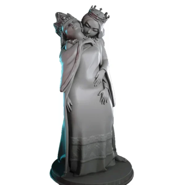 Queens Theodora and Isabella 1:24 Resin Model Kit Unpainted Plastic Model Kit A397 - Image 4