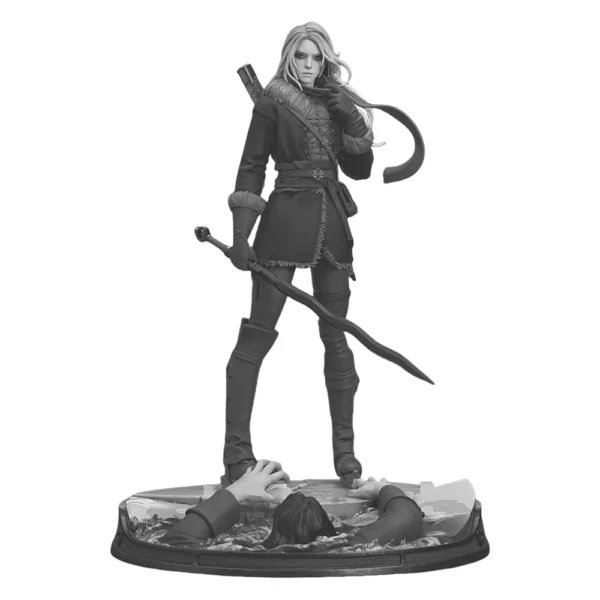 Ciri Figure 1:16 Miniature Resin Model Kit Unpainted Plastic Model Kit A710 - Image 2