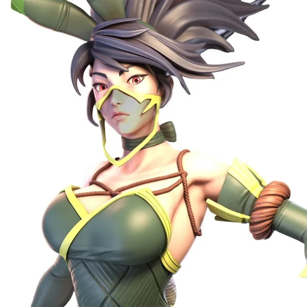 Akali Bunny Figure 1:24 Miniature Resin Model Kit Unpainted Plastic Model Kit A717 - Image 5