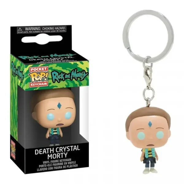 Funko Pop New Rick Et Morty Noob Noob TINKLES MR. POOPY Keychains Vinyl Figure Krombopulos Pickle Rick Pocket Pop Keychain Toy - Image 3