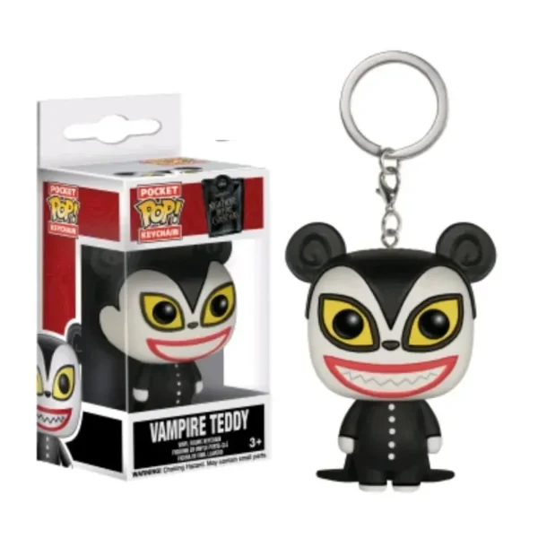 FUNKO POP Keychain Disney The Nightmare Before Christmas Jack Oogie Boogie Teddy Mayor Sally Zero Pumpkin King Vinyl Figure Toy - Image 5
