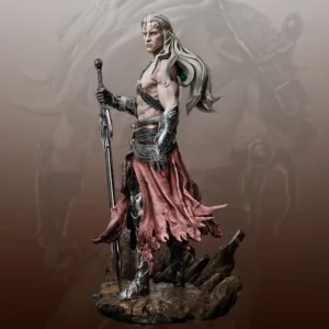 Elric Resin Figure Miniature 1:18 Resin Model Kit Unpainted Plastic Model Kit A412