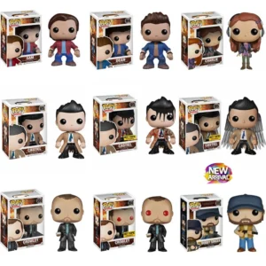 Funko POP Supernatural Join the Hunt Bobby Singer 305 Sam 93# Dean 94 Castiel 95# Crowley 200# Hot Topic VINYL Figure Model Toys