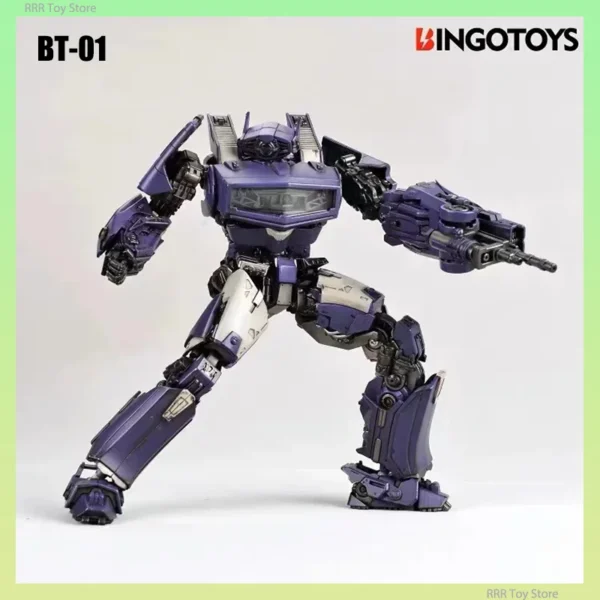 BINGOTOYS Transformation BT-01 Action Figures BT01 Silencer Shockwave Shockblast Wave M Robot Figure Model Statue Toy Gifts