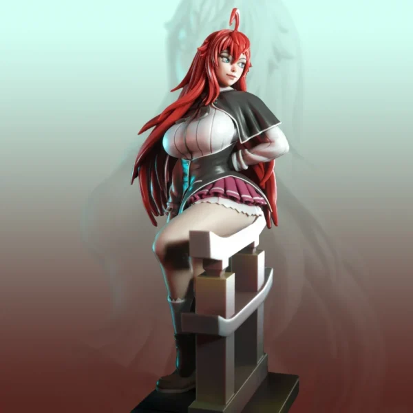 Anime Rias Gremory Figure 1:24 Miniature Resin Model Kit Unpainted Plastic Model Kit A694