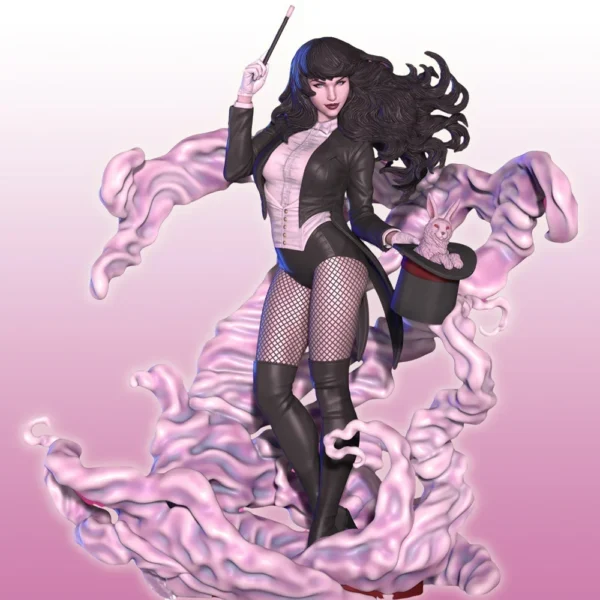 Zatana Figure 1:24 Miniature Resin Model Kit Unpainted Plastic Model Kit A679