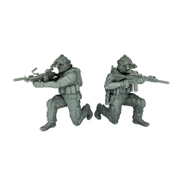 DEVGRU Miniature 1/35 Miniature Resin Figure Unpainted Model Kit 54mm Figures A219 - Image 3