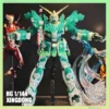 XINGDONG XD HG 1/144 Unicorn Luminous Crystal Body Assembly Model Kit Action Figures Robot Plastic Model Kits Kids Toys Gifts