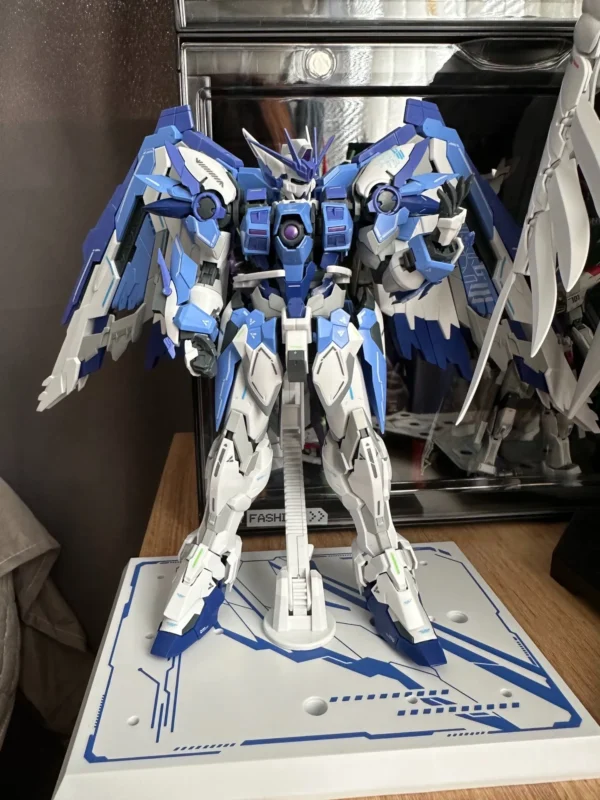 MJH Wing Blue EW MG 1/100 Assembly Model Kit Collection Robot Figurine Moveable Models Statue Doll Hobby Kids Gifs In Stock Toys - Image 2