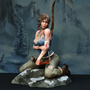 Lara Figure Miniature Model 1:24 Resin Model Kit Unpainted Plastic Model Kit A1072
