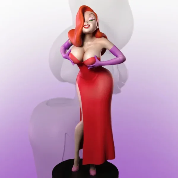 Jessica Rabbit Unpainted Resin Model Kit Miniature Figure 1/24 A429