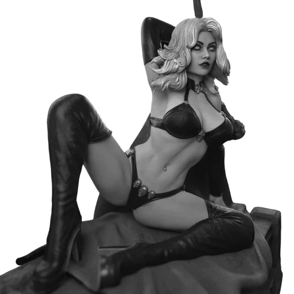 Lady of Death Figure 1:24 Miniature Figure Resin Model Kit Unpainted Plastic Model Kit A525 - Image 5