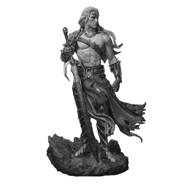 Elric Resin Figure Miniature 1:18 Resin Model Kit Unpainted Plastic Model Kit A412 - Image 3