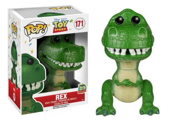POP TOY STORY 4 REX Vinyl Action Figures Collection Model Toys for Children Birthday Gift